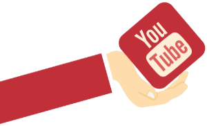 Mano con logo de YouTube | 7 Mitos y Realidades Sobre YouTube | Hablando de Tecnología con Orlando Mergal